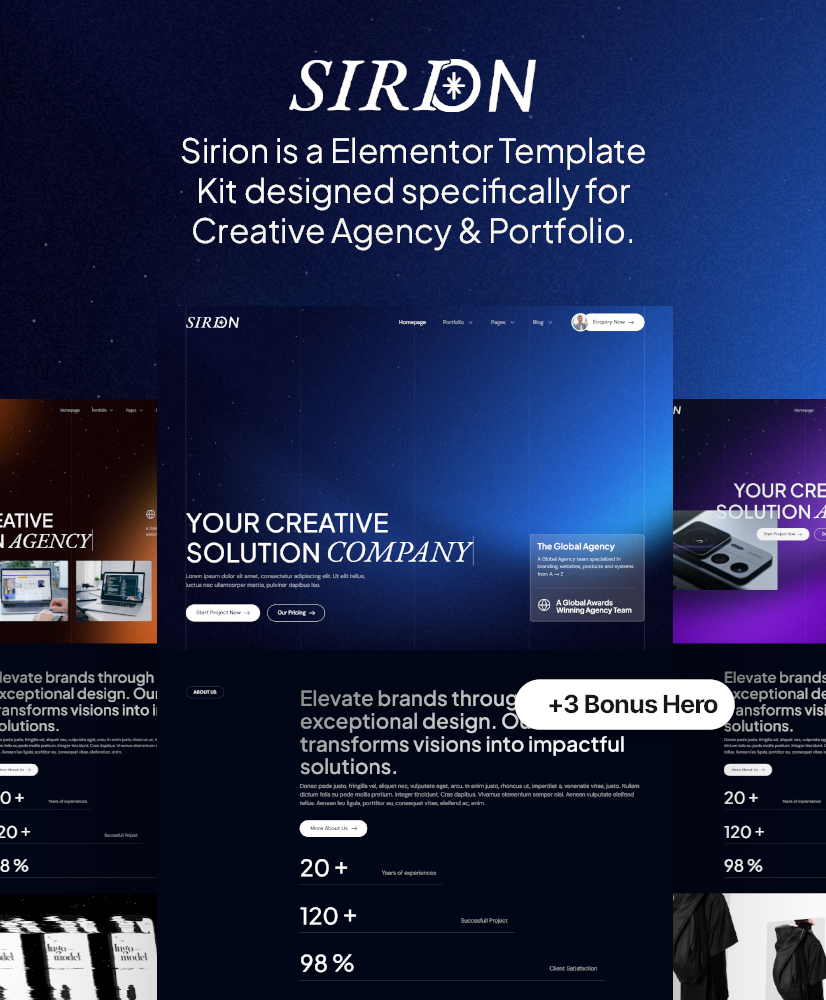 Creative Agency Elementor Template Kit